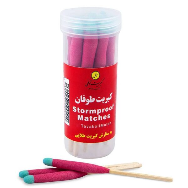 6 کبریت طوفان ضد آب و باد مقاوم مناسب کمپینگ و شرایط اضطراری