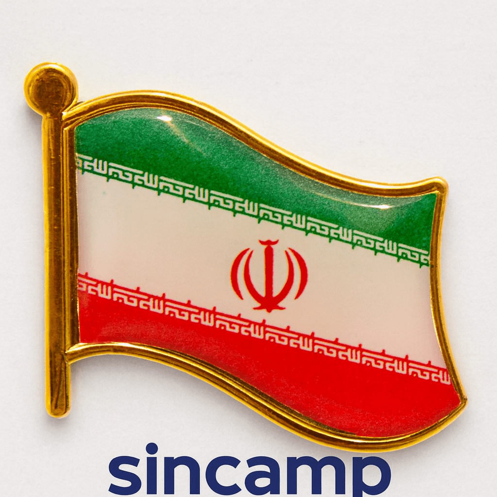 23 آرم فلزی پرچم ایران