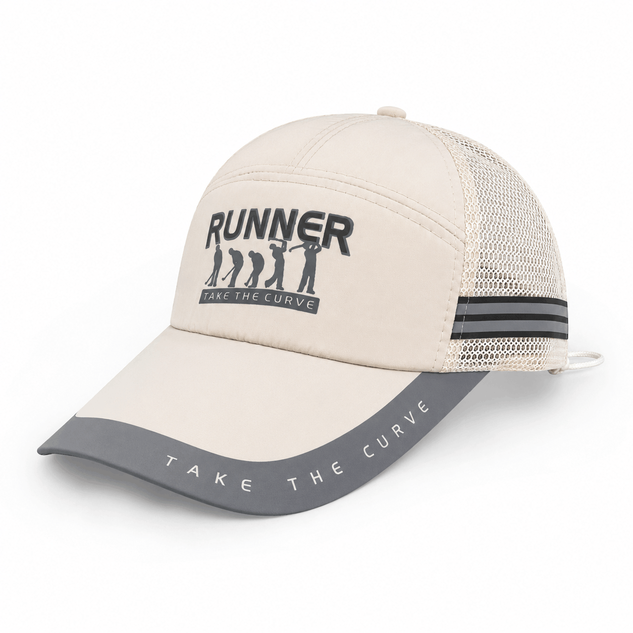 16 کلاه آفتابی مدل Runner کتان پشت توری با نقاب بلند