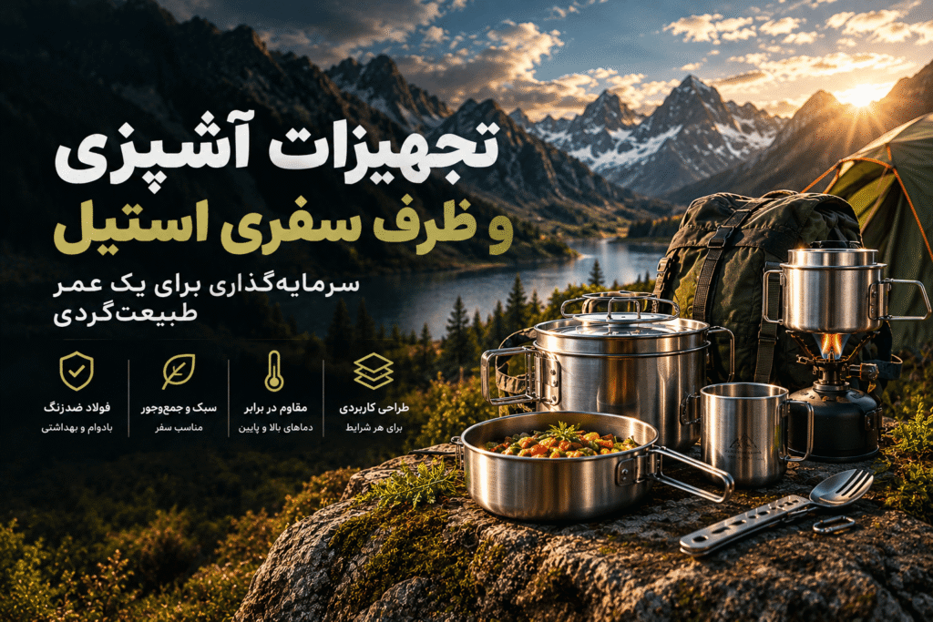 تجهیزات آشپزی و ظرف سفر
